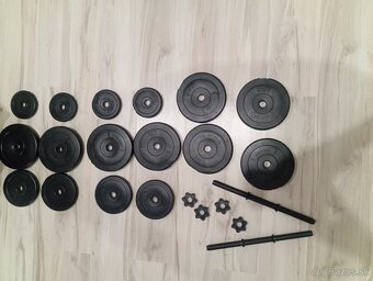 30 kg nastaviteľné jednoručky - 2