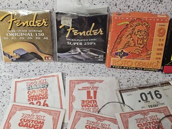 Struny na gitaru - Fender / Vinci / Music star Rotor Orange - 2