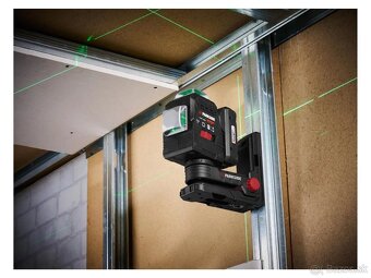 Parkside krížový líniový laser 3 x 360° + batéria 4Ah + nab. - 2