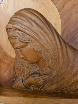 Drevený oobraz cena 40€ 32x37cm/ - 2