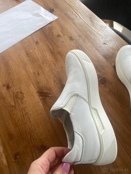 ECCO biele kožené veľkosť 38 - 2