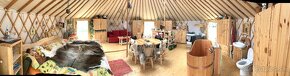 Jurta - nová a nepostavená ke skvělému bydlení průměr 8m50m2 - 2