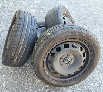PLECHOVÉ DISKY 5x112 R16 S PNEU 205/55 R16 - 2