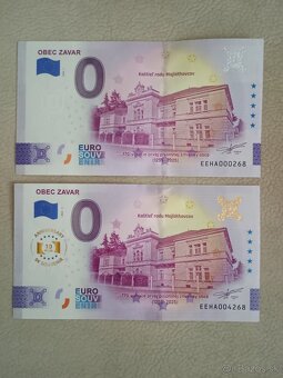 0 euro bankovky Zavar - 2