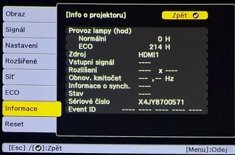 Predám projektor epson full hd - 2