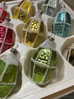 Retro vianočné ozdoby 12 ks - 2