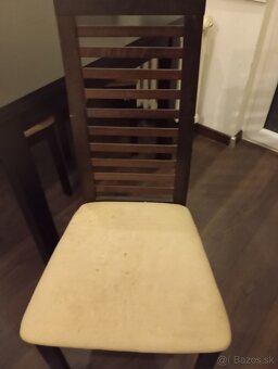 NOVA CENA Rozkladací stôl so 4 stoličkami - 2