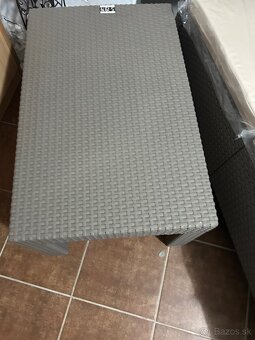 Ratanové sedenie – sivé - 2