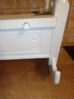 Drevená kolíska. - 2