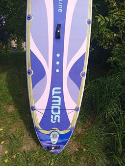 Paddleboard fialovy s obojstrannym veslom - 2