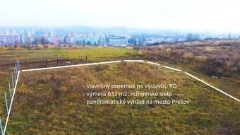 Stavebný pozemok - KRÁĽOVA HORA, PREŠOV, 632 m2 - 2