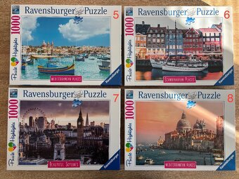 predám puzzle 1000ks rôzne - 2