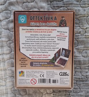 SPOLOČENSKÁ HRA DETEKTÍVNA - 2