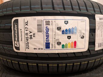 Predám letné pneumatiky Matador HECTORRA 5 225/45 R17 91Y - 2