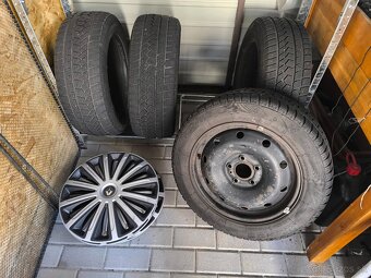 4xzimné pneu na diskoch Mirage MR-W562 215/55 R16 - 2
