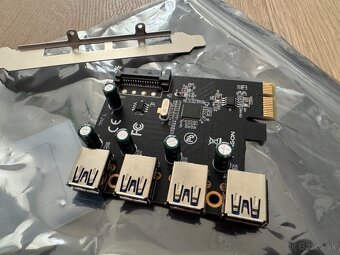 AXAGON PCEU‑430VL – USB 3.0 PCIe karta, nepoužitá - 2