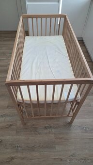 Detská postieľka 120x60, buk - 2