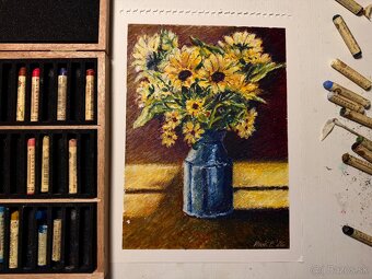 Obraz “Zátišie so Slnečnicami” - 2