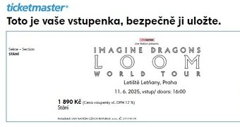 IMAGINE DRAGONS_LOOM World Tour Praha, 11.6.2025 - 2