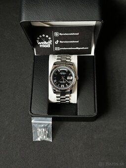 Seiko mod Day-Date Black - 2