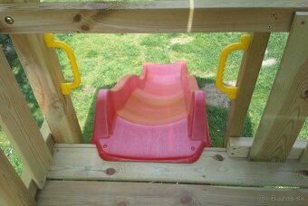 Detský domček, šmyklavka, hojdačka, pieskovisko - 2