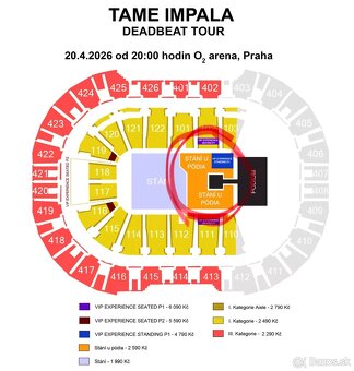 TAME IMPALA | O2 arena, 20.04.2026 - 2