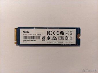 MSI SPATIUM M450 1TB, M.2 2280, NVMe v záruke - 2