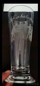Starožitný rytý pohár na pivo - 2
