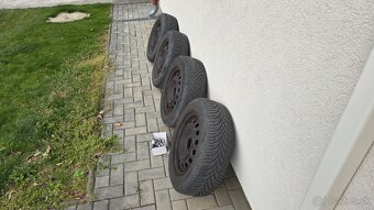 Disky 6Jx15 ET46 so zimnými gumami Kleber - 2