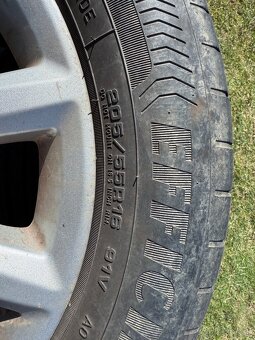 Predám gumy plus elektróny 205/55R16 - 2
