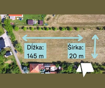 Predaj veľký stavebný pozemok Čaradice- 4899 m2 s platným st - 2