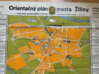 Slovenský štát mapa Žiliny - 2