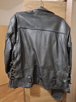 Motorkárska kožená bunda - 2