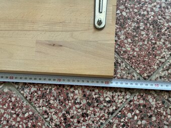 Dve pevné police z masívneho dreva - 2