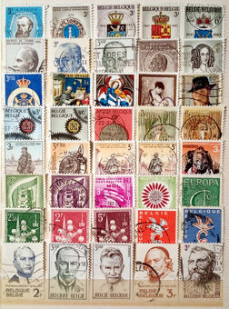 Predám poštové známky BELGICKA - 2