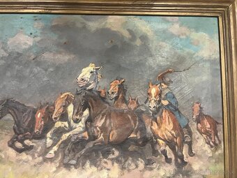 Čikoš so stádom koní - 2