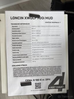 Loncin 700 mud - 2