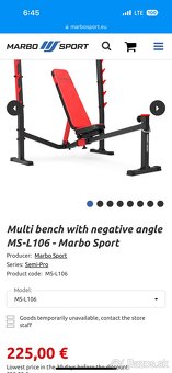 Benchpress MarboSport - 2