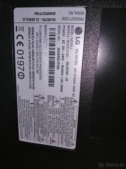 TV na diely funkčné poškodená obrazovka LG55LN575V - 2