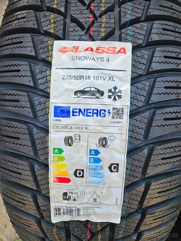 Zimné pneu Lassa Snoways 4 235/50 R18 101V XL (nepoužité é) - 2