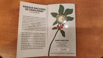 Španielsko 2€ - 2022 Proof Národný park Garajonay - 2