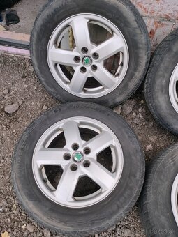 4ks alu disky orig. Škoda 5x100 r15 - 2