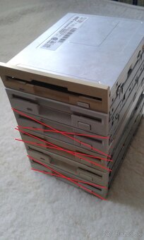3x Disketové mechaniky (FDD) 1,44" HD - 2