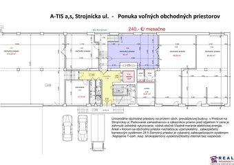 STROJNÍCKA: VOĽNÉ OBCHODNÉ priestory 48 m2 - PRÍZEMIE - 2