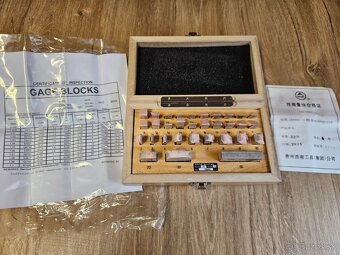 Johansonové mierky, 1.00 - 50mm, 32ks - 2