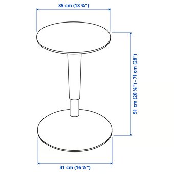IKEA NILSERIK Stolička na aktívne sedenie - 2