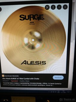 Predám elektronický činel. - 2