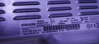 Predám inteligentnú mikrovlnnú rúru Samsung (Smart Oven) - 2