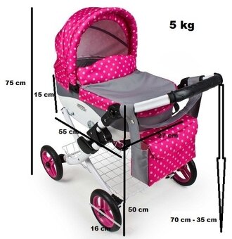 Kočík pre bábiky Adbor Lily K 8 - 2