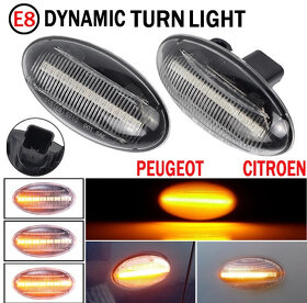 Dynamické LED smerovky Citroen & Peugeot - 2